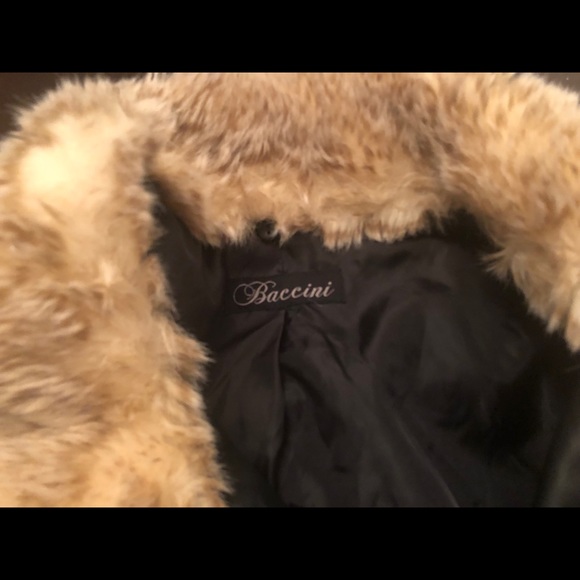 Baccini Jackets & Blazers - Black Vest with Fur Collar  🖤